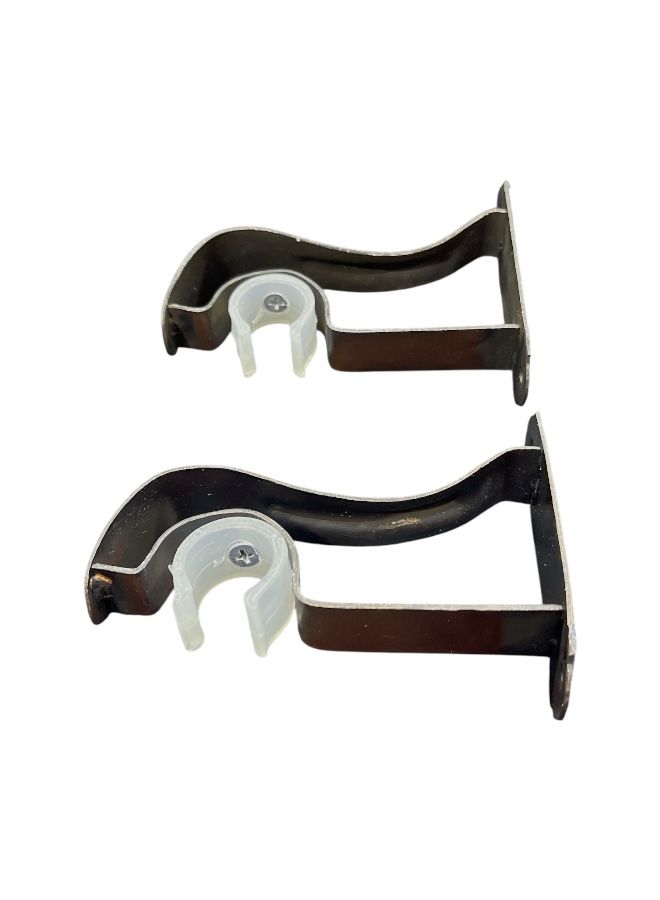 Classic Metal Curtain Brackets Set - Bronze (11 cm) - Image 3